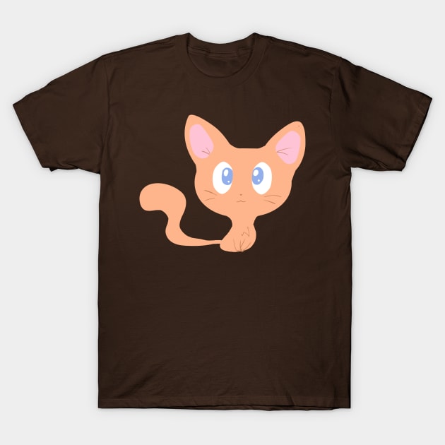 Cute Orange Kitty T-Shirt by saradaboru